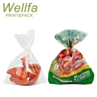 Bolsa de Plástico Personalizada de Grado Alimenticio HALAL para Aves Asadas y Congeladas, Bolsa de PE para Empacar Pollo Entero Congelado