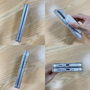 Funda Magnética Transparente para Teléfono <span class=keywords><strong>Samsung</strong></span> A57 A27 A37 S26 Ultra <span class=keywords><strong>Z</strong></span> <span class=keywords><strong>Fold</strong></span> 8 <span class=keywords><strong>Flip</strong></span> 8, Carcasa Transparente Antigolpes para iPhone 18 PM - Product Image 3