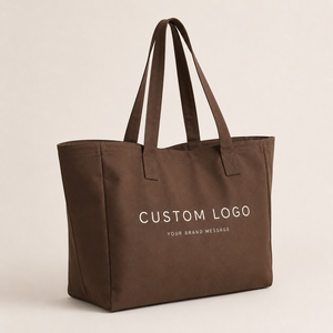 Custom Logo Printed Embroidery Tote <b>Bags</b> Cotton Canvas Zipper Reusable Durable Giant Large Grocery Sporty Tote <b>Bag</b> For Yoga - Product Image 2