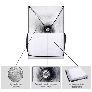 Sistema de Iluminación Continua Takenoken para Kit de Iluminación con Softbox para Transmisión de Video, Grabación de Video, Vlogging - Equipo de <span class=keywords><strong>Estudio</strong></span> Fotográfico - Product Image 2