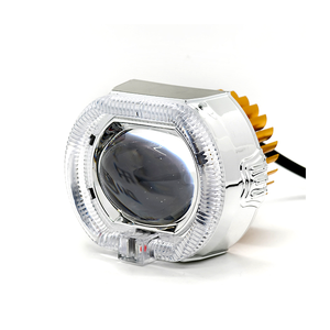Mini Proyector Bi-LED <span class=keywords><strong>de</strong></span> 2.5 Pulgadas para Faros Delanteros <span class=keywords><strong>de</strong></span> Motocicleta, Lentes DRL, Ojos <span class=keywords><strong>de</strong></span> <span class=keywords><strong>Demonio</strong></span>, Actualización H4 H7, Ojos <span class=keywords><strong>de</strong></span> Ángel, Aluminio RGB - Product Image 1