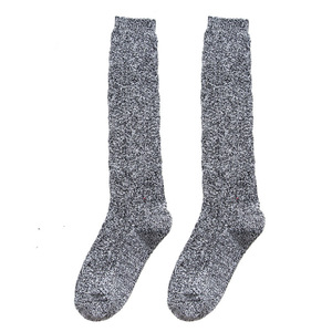 DDA1849 Adult <strong>Simple</strong> Elastic Polyester Tube <strong>Stockings</strong> Soft Lady Warm Knee Long Cotton Sock Plain Thicken Woman Winter High Socks - Product Image 5
