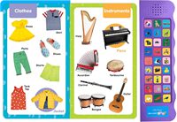 Livre sonore éducatif pour bébés - Écoutez et apprenez les premiers mots - Livre d'apprentissage préscolaire pour enfants