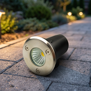 Lampe LED COB 3W en acier inoxydable étanche IP67 pour sol, lumière souterraine 3500K blanc chaud, type V, pour jardin - Product Image 3
