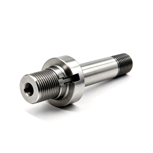 Chính xác gia công thép không gỉ Ren trục công nghiệp cấp thành phần cơ khí - Product Image 5