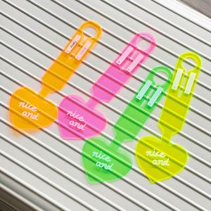 <b>Cheap</b> Transparent Heart-Shaped Travel <b>Suitcase</b> Name Tag Daily Small <b>Suitcase</b> Tag PVC Luggage Tag - Product Image 6