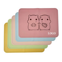 Tapete de Silicona Antideslizante Personalizado, Libre de BPA, para Niños Pequeños, Duradero, Fácil de Limpiar, Tapete para Mesa de Comedor