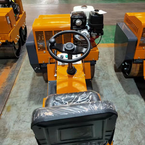 Fabrika 850kg binmek yol silindiri asfalt çift davul actor ktör sürücü <span class=keywords><strong>Tandem</strong></span> vibrasyonlu silindir Mini iki çelik tekerlek silindiri - Product Image 3