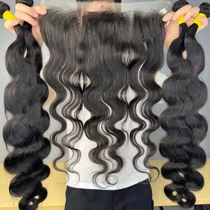 Paquete de ondas naturales crudas de la mejor calidad Paquetes de cabello crudo <span class=keywords><strong>ondulado</strong></span> con cutícula alineada Cabello vietnamita crudo <span class=keywords><strong>para</strong></span> extensiones de cabello humano - Product Image 4