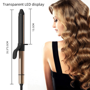 Pince à cheveux rotative professionnelle, appareil en titane, outil pour boucler les cheveux, vente en gros, collection - Product Image 2