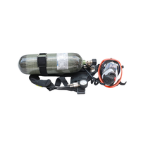 Pompier Contenu Appareil Respiratoire SCBA Masque Complet Air Cylindre Équipement De Sauvetage Portable Pression Respirateur Sécurité