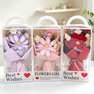 Bouquet <span class=keywords><strong>di</strong></span> <span class=keywords><strong>Fiori</strong></span> Artificiali all'Uncinetto <span class=keywords><strong>di</strong></span> Alta Qualità con Confezione Regalo per Festa della Mamma, Compleanno, San Valentino, Regalo <span class=keywords><strong>di</strong></span> <span class=keywords><strong>Auguri</strong></span> - Product Image 1