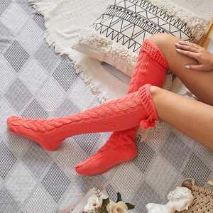 2023 Hot Sale <b>Winter</b> Leg Warmers Thigh High <b>Socks</b> Over the Knee Knitted Slouch <b>Socks</b> for Women - Product Image 3