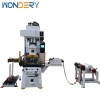 WONDERY المحرك الرئيسي الطاقة 7.5KW زعنفة خط ضغط شريحة نحاسية لكمة آلة