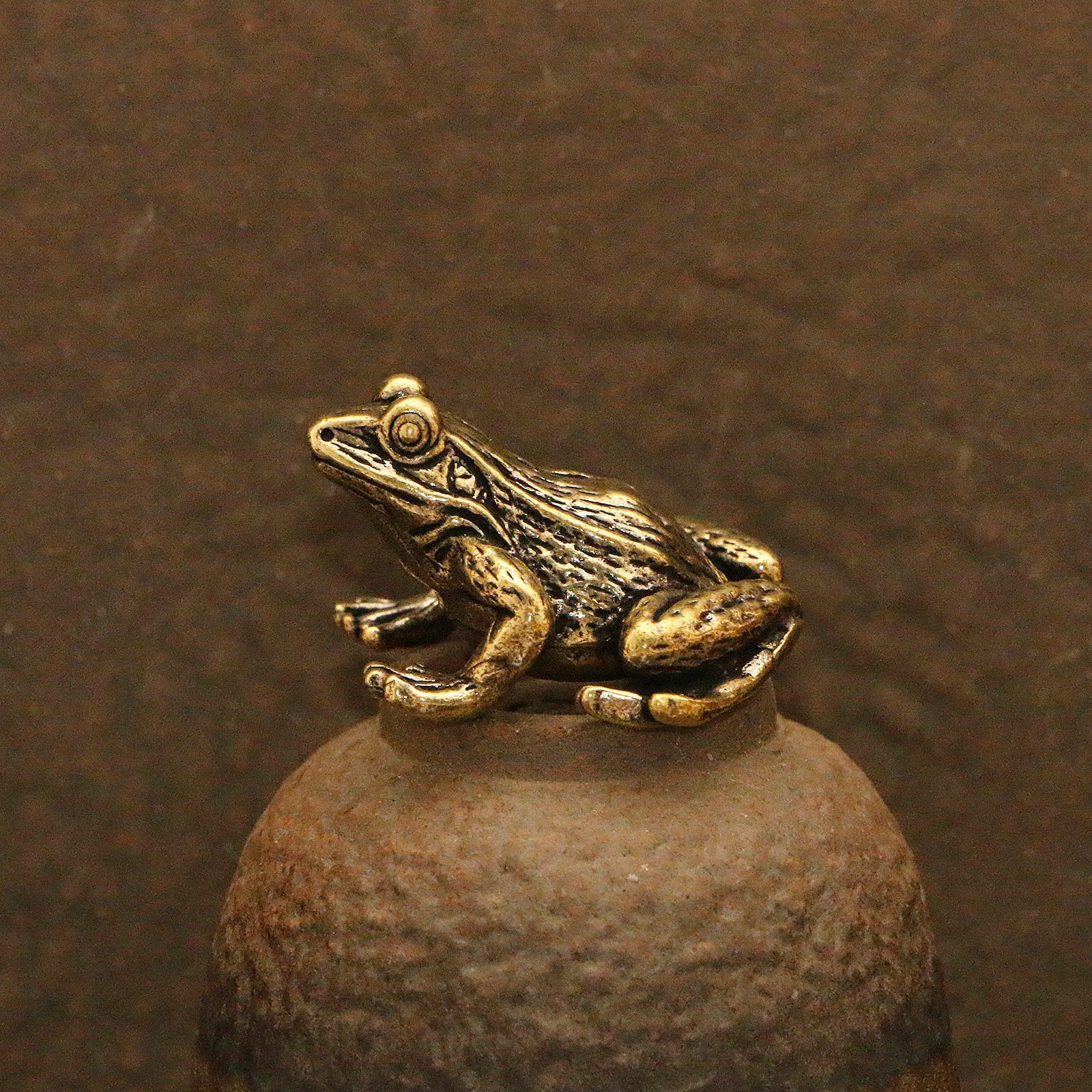 Grenouille colorée à motifs de petite taille