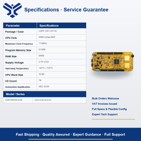Carte de développement MCU automobile S32K144EVB-Q100 ARM Cortex-M4F 112 MHz 512 Ko Flash 64 Ko RAM LQFP-100 FR-4 AEC-Q100 en stock OEM