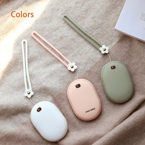 เครื่องอุ่นมืออิเล็กทรอนิกส์แบบชาร์จไฟได้ขนาดใหญ่10000mAh พร้อมดีไซน์น่ารักสำหรับใช้ในครัวเรือนกลางแจ้งโรงรถ RV ใช้แหล่งจ่ายไฟ USB - Product Image 6