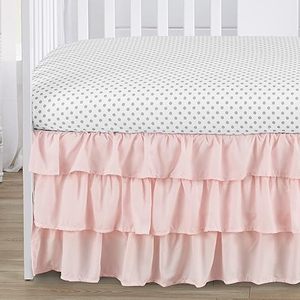 Baby 4 Piece Sweet Watercolor <strong>Floral</strong> Toddler Soft Bedding Set for <strong>Crib</strong> - Product Image 4