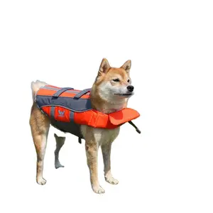 卸売犬ライフベストジャケット犬サメライフジャケットネオプレンペット安全ライフベスト犬水泳ジャケット