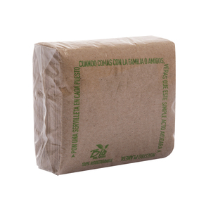 23X23 Cm Giấy Tre Không Tẩy Trắng Sinh Thái Thân Thiện Disposable Custom Logo Khăn Ăn Cho Đảng Brown Cocktail <span class=keywords><strong>Paper</strong></span> Khăn Ăn - Product Image 6