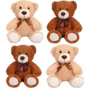 ตุ๊กตาหมีนุ่ม C025 ของเล่นตุ๊กตาขนนุ่มแบบเป็นชุด <span class=keywords><strong>ของขวัญ</strong></span>น่ารักสำหรับงานเลี้ยงฉลองทารก วันเกิด อีสเตอร์ คริสต์มาส ตุ๊กตาหมีสีน้ำตาลแบบเป็นชุด - Product Image 1