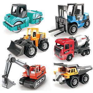 Ensemble <span class=keywords><strong>de</strong></span> jouets d'ingénierie pour enfants, grue bétonnière, durable, unisexe, jeu d'imagination, mini voiture en alliage <span class=keywords><strong>de</strong></span> simulation - Product Image 3