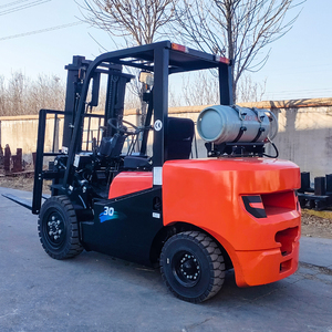 Fourches de chariot élévateur de haute qualité, chariot élévateur à conteneurs de 3 tonnes, chariot élévateur diesel de grande capacité avec grue pour l'utilisation en entrepôt d'usine - Product Image 2