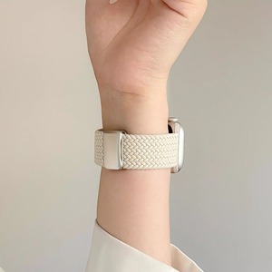 Pour <span class=keywords><strong>Apple</strong></span> <span class=keywords><strong>Watch</strong></span> IWatch10 9 8 <span class=keywords><strong>Bracelet</strong></span> de montre avec tissage en nylon élastique pour <span class=keywords><strong>Apple</strong></span> <span class=keywords><strong>Watch</strong></span> Ultra2 <span class=keywords><strong>Bracelet</strong></span> de remplacement à boucle magnétique - Product Image 6