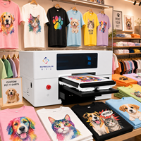 Imprimante DTG intelligente A3 Refinecolor facile à utiliser, impression directe sur vêtement, machine d'impression pour t-shirts, vêtements en coton, sweats à capuche