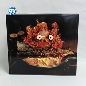 Calcifer Flame Spirit Night Light Howls <span class=keywords><strong>Castillo</strong></span> en movimiento Decoración Respiración LED Figura Modelo en caja - Product Image 5