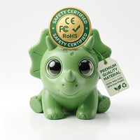 Peluche intelligente Triceratops ChatGPT avec LED réactive au toucher, prise en charge de la recherche de ressources cloud express, ODM, vente en gros en vrac