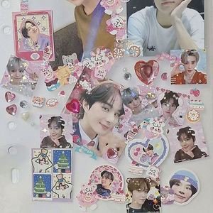 Autocollant holographique étanche mignon, film laser flash, forme originale, décalcomanie Kpop Idol, prédécoupé, auto-adhésif, pour Goo Card - Product Image 4