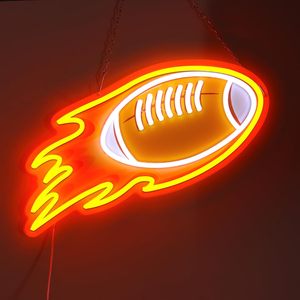 American football Letreros Neon LED indoor hanging ambient light shop <b>sign</b> wall decoration light entrance indicator light 5v 12v - Product Image 1
