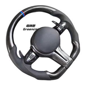 Pour BMW M3 M4 véritable carbone <span class=keywords><strong>F1</strong></span> Style volant palette manette de vitesse usine mise à niveau de course personnalisée - Product Image 2