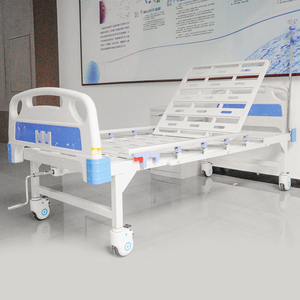 Gran oferta, cama de <span class=keywords><strong>hospital</strong></span> de Enfermería de Metal plegable Manual con 1 manivela con colchón, garantía de 3 años - Product Image 3