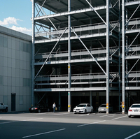 Estacionamiento de Gran Escala, Ecológico y Económico, de Producción en Masa, con Estructura de Acero Inoxidable de Múltiples Pisos, Grado Q235B/Q345B
