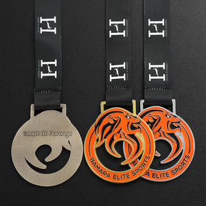 Médaille en alliage de zinc en métal d'usine Médaille de <span class=keywords><strong>boxe</strong></span> de conception personnalisée Jiu Jitsu Muay Thai Dragon Lion Médailles de récompense de compétition sportive - Product Image 6