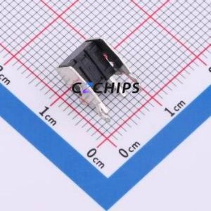TC-6615-6*6*5 Tactile Switch Through hole,7.5x6.2mm Switch Single Pole Single Throw Round Button 2.6N Right Angle Insert - Product Image 2