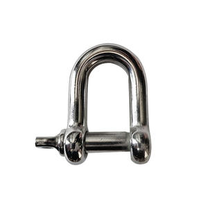 Grilletes en D de Acero Inoxidable 316, Grillete Recto Marino con Patrón de Arco, Anillo de Conexión Galvanizado - Product Image 5