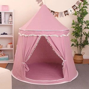 Tente <span class=keywords><strong>yourte</strong></span> mongole pour enfants en coton et lin, château intérieur pour bébé, petite maison de jeu pour garçons et filles, cadeau de <span class=keywords><strong>vacances</strong></span> - Product Image 4