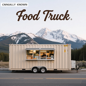 Bar en conteneur maritime extérieur de 20 pieds entièrement équipé pour café et bar à jus – Kiosque de café de rue en conteneur - Product Image 3