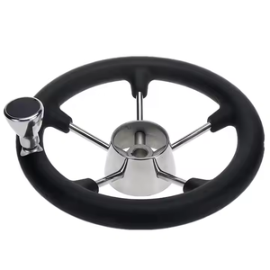 HARDWARE MARINO AISI316/304 VOLANTE <span class=keywords><strong>DE</strong></span> ACERO INOXIDABLE CON ESPUMA <span class=keywords><strong>DE</strong></span> PU Y PERILLA <span class=keywords><strong>PARA</strong></span> YACHT PESCA BARCO VELOCIDAD ACCESORIOS - Product Image 4