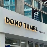 Letras Luminosas Personalizadas con Retroiluminación, Letreros Comerciales 3D, Letreros de Acrílico con LED para Logotipos de Empresas