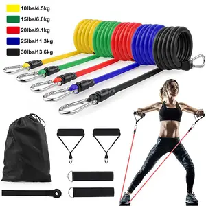 Nieuwe Zo Gemakkelijke Fitnessapparatuur Weerstandsbuis Set Booty Workout Bands Pull Touw Banda 'S Resistencia Sterkte Weerstand Banden