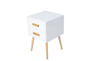 <strong>Bedside</strong> <strong>Table</strong> for Home Furniture Bedroom Organizer 2 Layers Nightstand With Drawer Quality Luxury <strong>Round</strong> Night Stand - Product Image 6