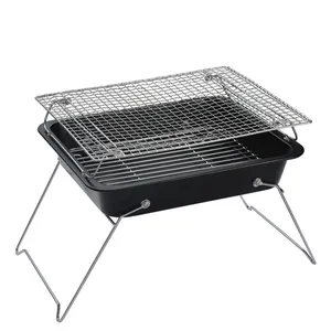 핫 잘 팔리는 야외 캠핑 접는 숯 BBQ 그릴 Professional Manufacturer 야외 휴대용 BBQ 그릴