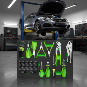 Fasano 100-Piece Automotive Tool <b>Set</b> With Pliers <b>Screwdrivers</b> And <b>Bits</b> For Car Repair - Product Image 3