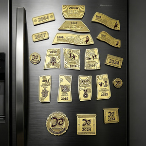 Imán de Refrigerador de Epoxi Personalizado de Alta Calidad, Imán de Refrigerador de Metal Manual, Juego de Imanes de Refrigerador, Juego Magnético - Product Image 1