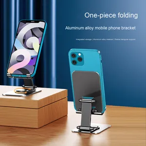 Wholesale Portable Aluminum Alloy Phone Stand <strong>Lazy</strong> Folding Design for Live Streaming Tablet and <strong>Mobile</strong> Phone <strong>Holder</strong> - Product Image 2