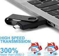 Gitra Dual Swivel Custom USB Flash Drives Tipo C OTG Pen Drive USB 3,0 3,1 2,0 Alta velocidad 8GB 16GB 32GB 64GB 128GB